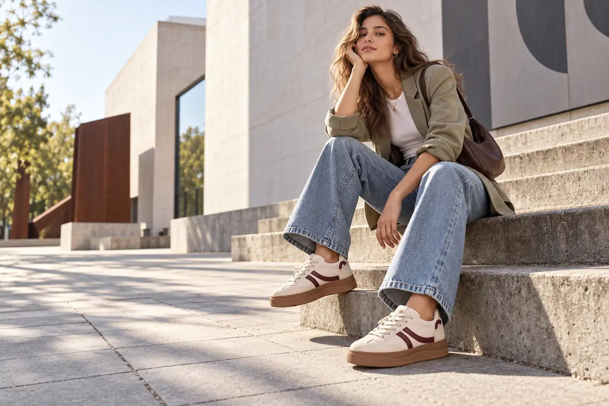 Cómo combinar zapatillas de plataforma: looks que te van a flipar