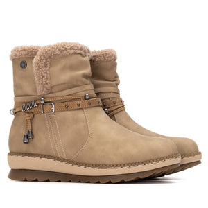 Botines Beige Mujer