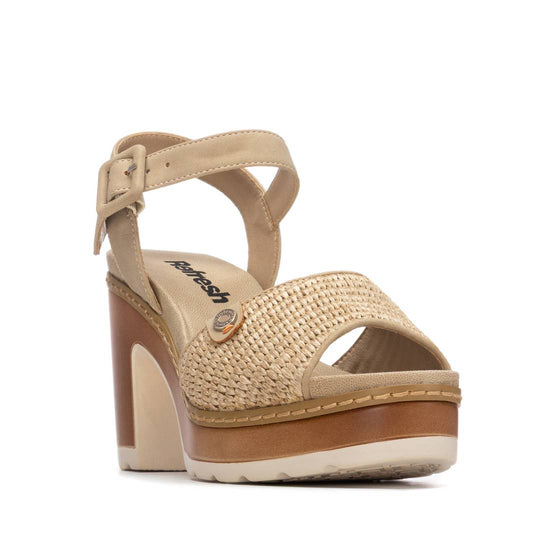 Sandalia de mujer con tacón Refresh 17528101